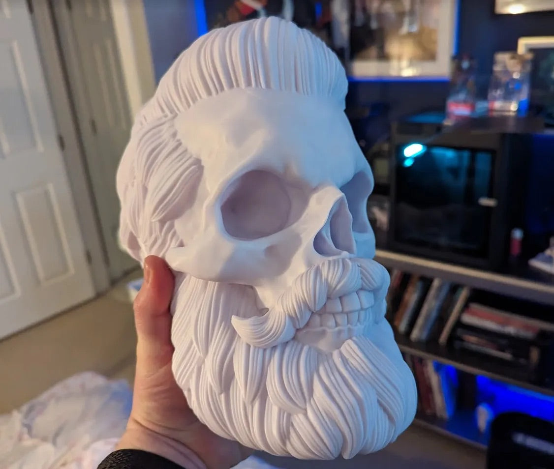 Bearded Skull Headphone Stand