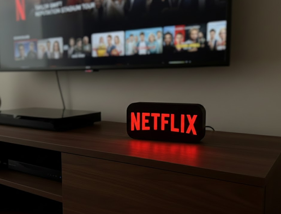 Netflix LED Lightbox