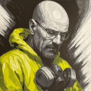 Breaking Bad - Walter White Hueforge With Frame