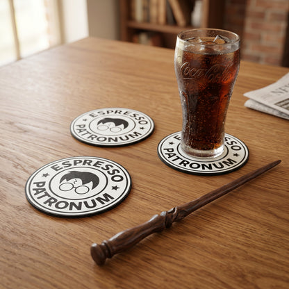 "Espresso Patronum" Coaster