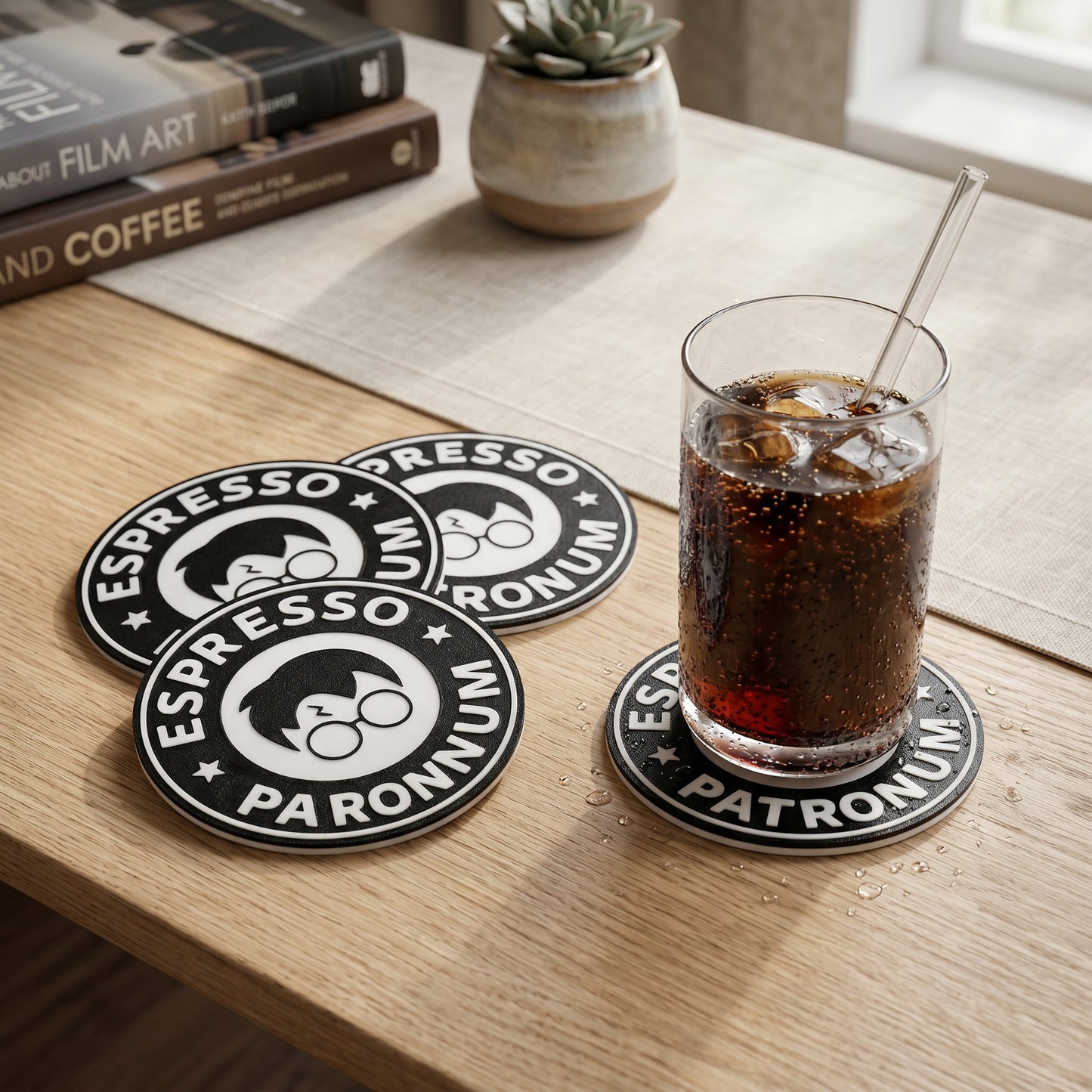 "Espresso Patronum" Coaster