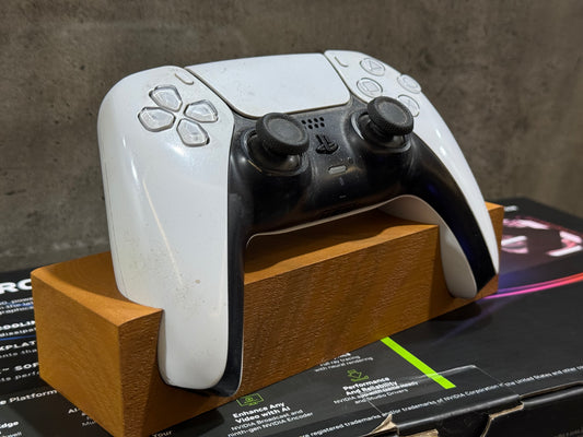 Minimalist Wooden Look PS5 DualSense Controller Stand