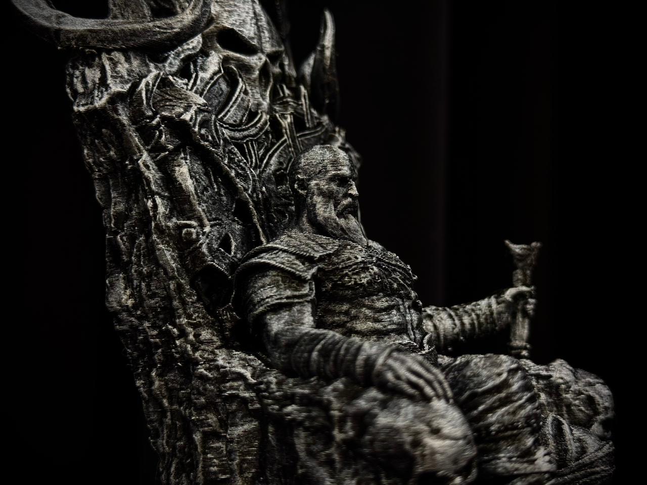 Kratos on Throne