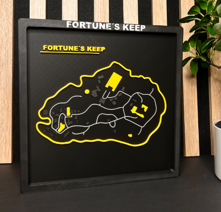 Framed Call of Duty Maps