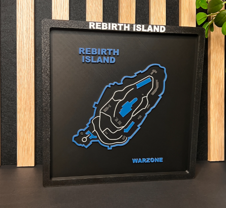 Framed Call of Duty Maps