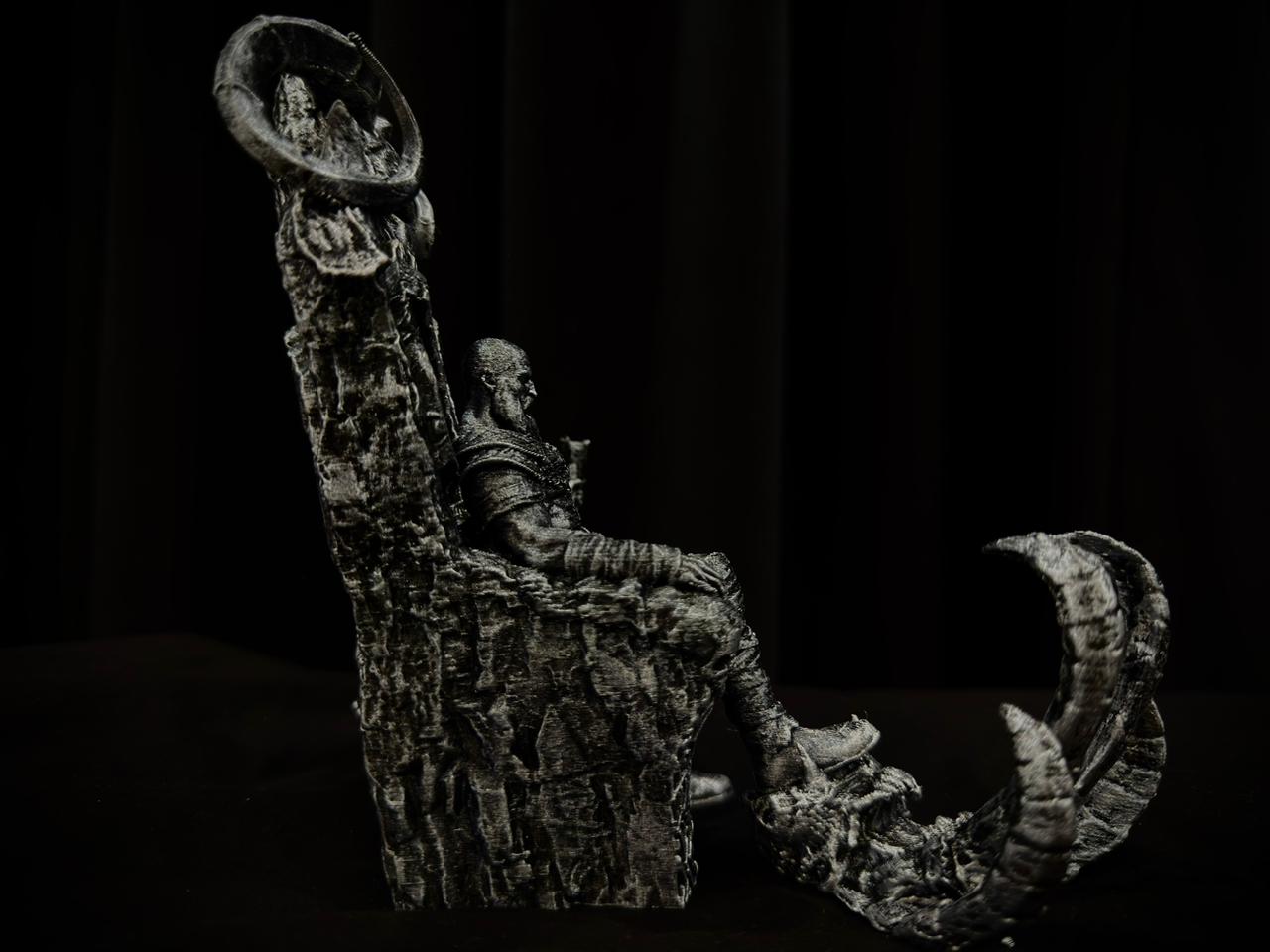 Kratos on Throne