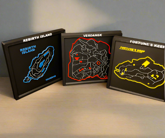 Framed Call of Duty Maps