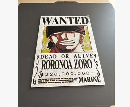 One Piece Wanted Posters - Hueforge