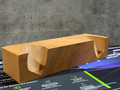 Minimalist Wooden Look PS5 DualSense Controller Stand