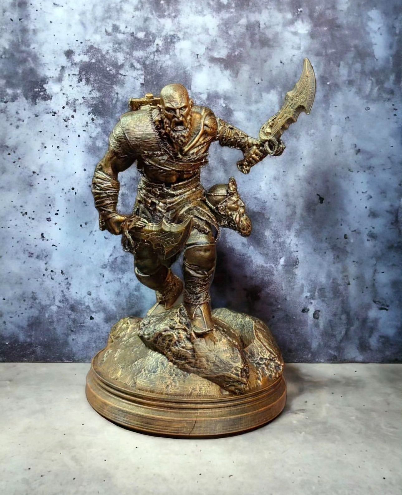 Kratos w/Mimir Head - God of War