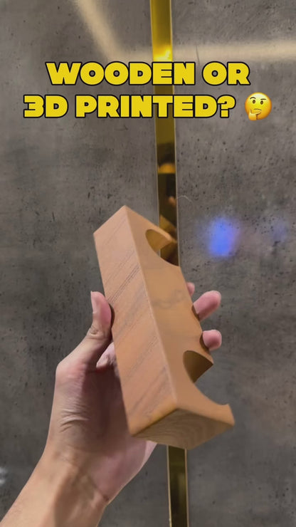 Minimalist Wooden Look PS5 DualSense Controller Stand
